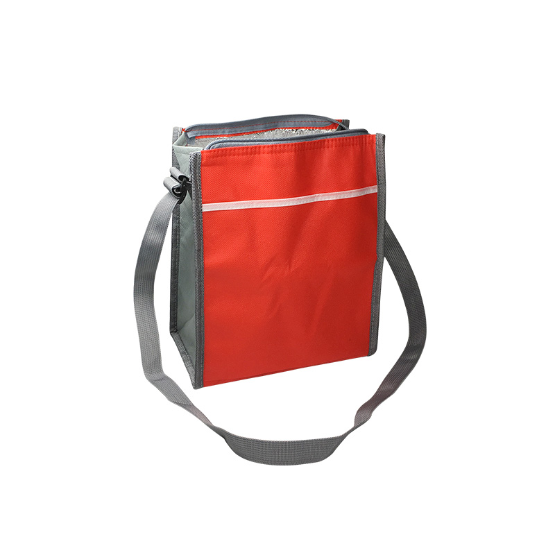 Non-woven cooler bag with zipper ZKBS8656