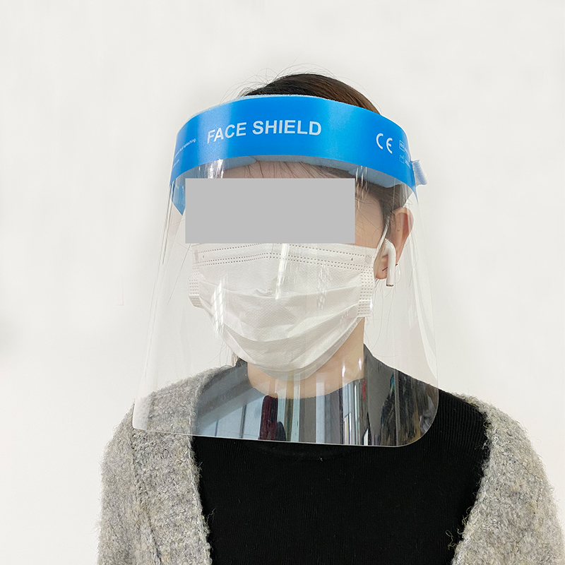 Personal protection face shield reusable transparent face mask with eye shield TH-MK028